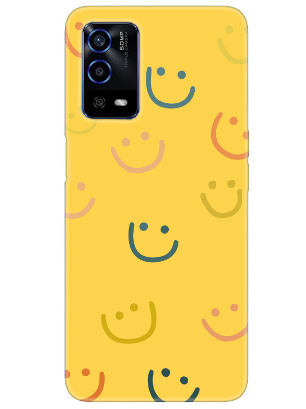 Oppo%20A55%20Emoji%20Gülen%20Yüz%20Sarı%20Telefon%20Kılıfı