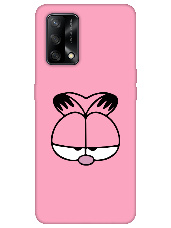 Oppo%20A74%20Garfield%20Pembe%20Telefon%20Kılıfı