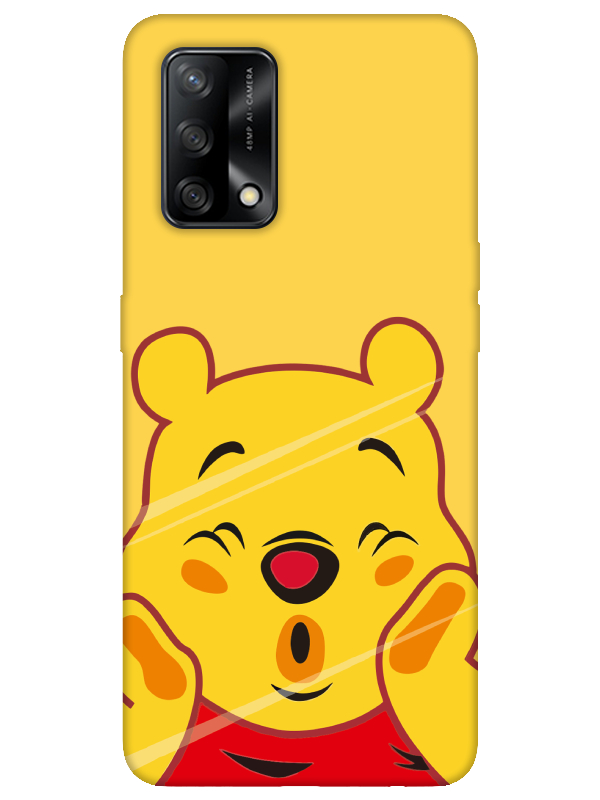 Oppo%20A74%20Winnie%20The%20Pooh%20Sarı%20Telefon%20Kılıfı