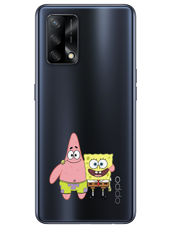 Oppo%20A74%20Sünger%20Bob%20Ve%20Patrickstar%20Şeffaf%20Telefon%20Kılıfı