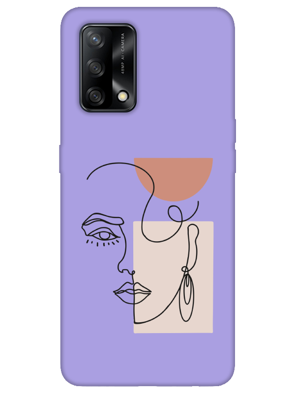 Oppo%20A74%20Women%20Art%20Lila%20Telefon%20Kılıfı