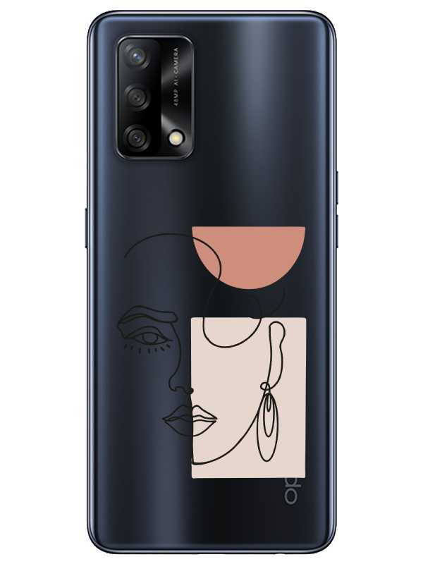 Oppo%20A74%20Women%20Art%20Şeffaf%20Telefon%20Kılıfı