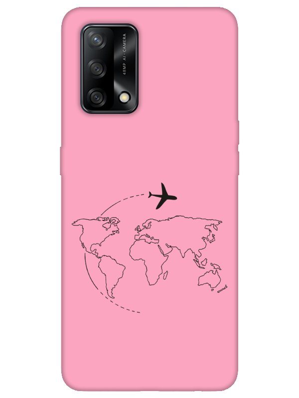 Oppo%20A74Face%20Art%20Pembe%20Telefon%20Kılıfı