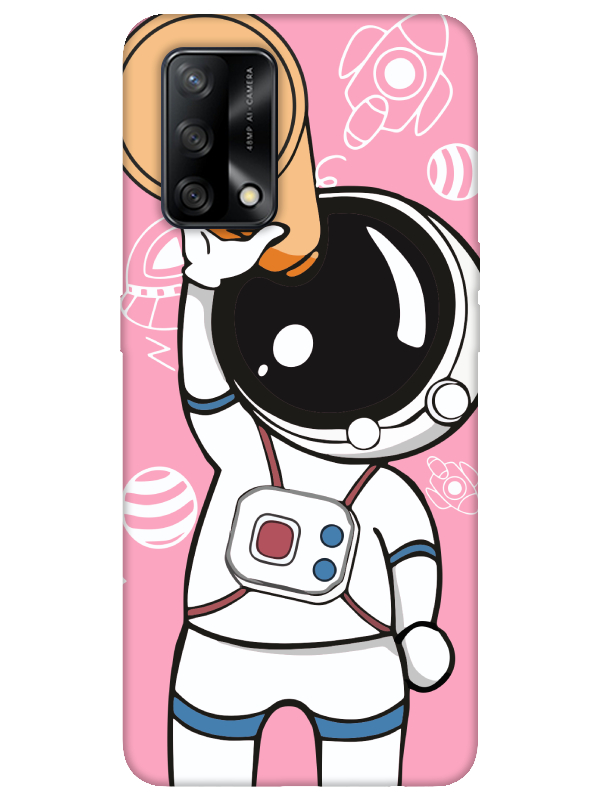 Oppo%20A74%20Astronot%20Pembe%20Telefon%20Kılıfı