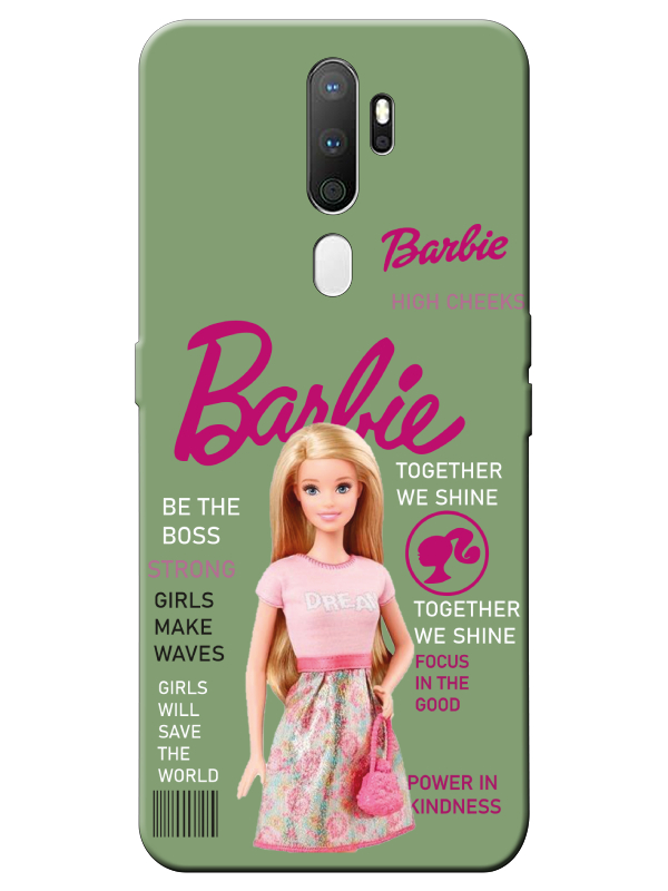 Oppo%20A9%202020%20Barbie%20Yeşil%20Telefon%20Kılıfı