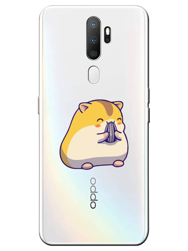 Oppo%20A9%202020%20Sevimli%20Hamster%20Şeffaf%20Telefon%20Kılıfı