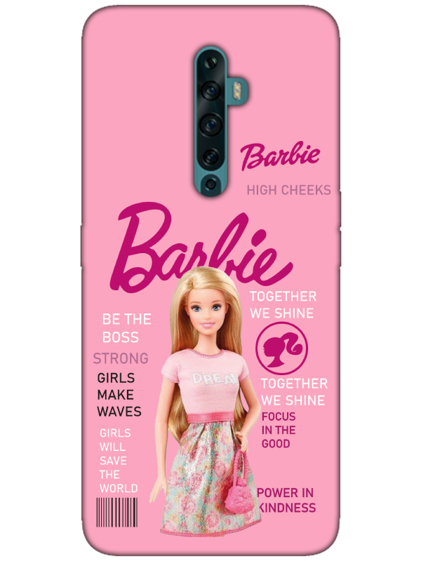 Oppo%20Reno2%20Z%20Barbie%20Pembe%20Telefon%20Kılıfı