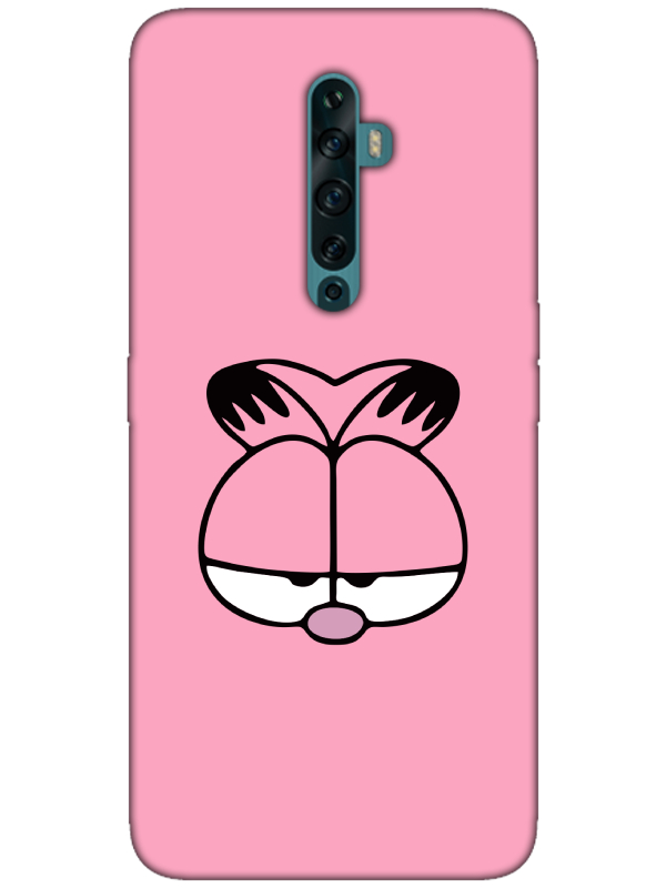 Oppo%20Reno2%20Z%20Garfield%20Pembe%20Telefon%20Kılıfı