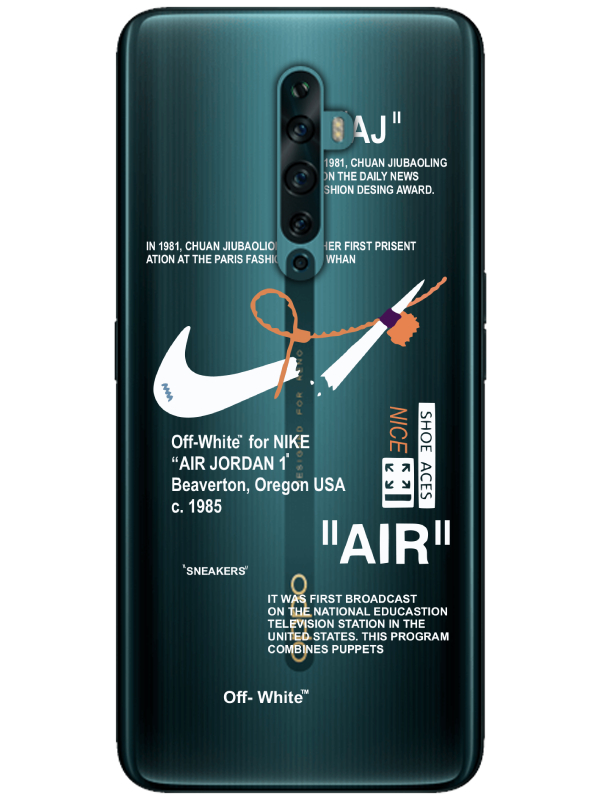 Oppo%20Reno2%20Z%20Nike%20Air%20Şeffaf%20Telefon%20Kılıfı