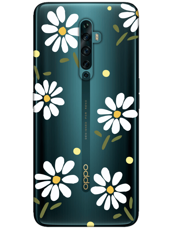 Oppo%20Reno2%20Z%20Papatya%20Şeffaf%20Telefon%20Kılıfı