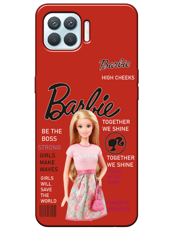 Oppo%20Reno%204%20Lite%20Barbie%20Kırmızı%20Telefon%20Kılıfı