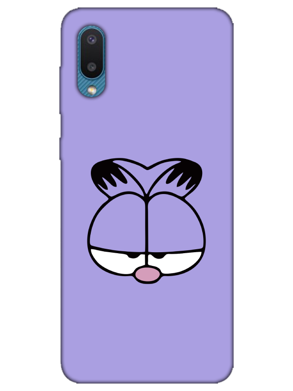 Samsung%20A02%20Garfield%20Lila%20Telefon%20Kılıfı