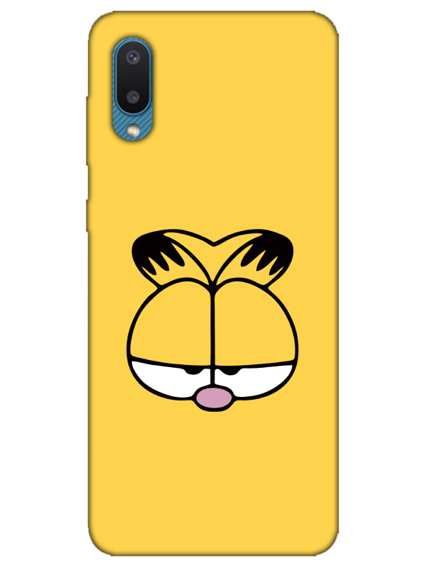 Samsung%20A02%20Garfield%20Sarı%20Telefon%20Kılıfı