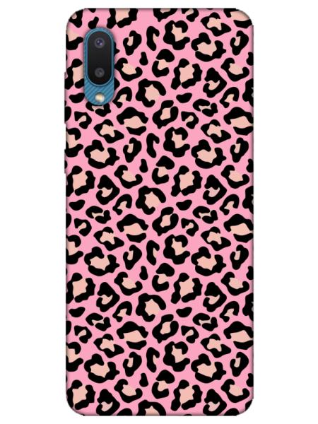 Samsung%20A02%20Leopar%20Desenli%20Pembe%20Telefon%20Kılıfı