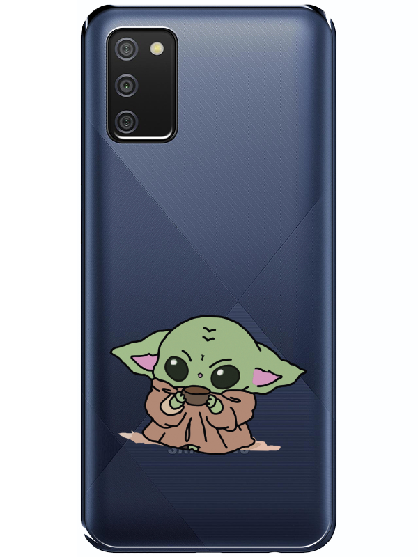 Samsung%20A02s%20Baby%20Yoda%20Şeffaf%20Telefon%20Kılıfı