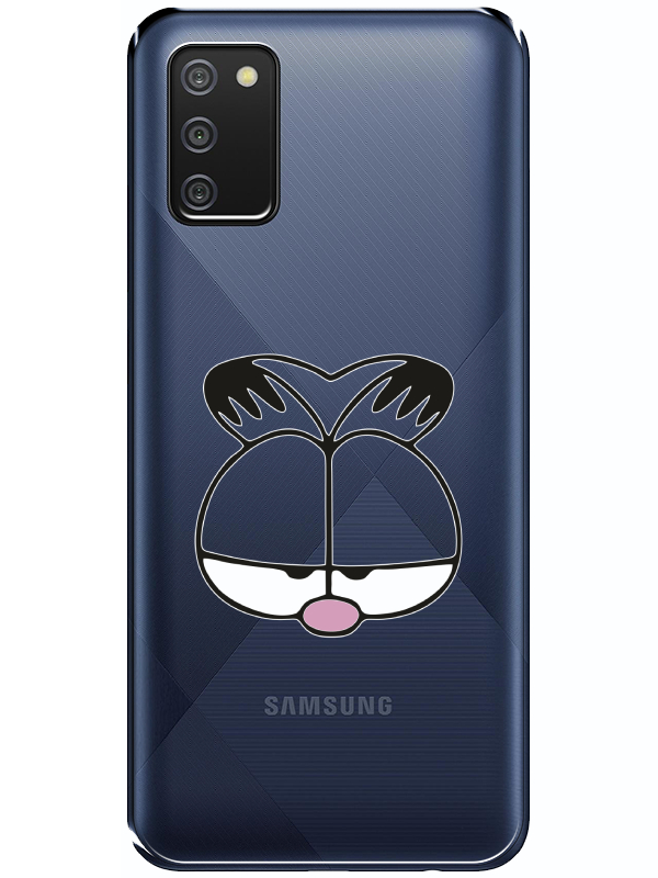 Samsung%20A02s%20Garfield%20Şeffaf%20Telefon%20Kılıfı