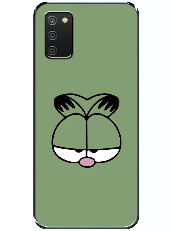 Samsung%20A02s%20Garfield%20Yeşil%20Telefon%20Kılıfı