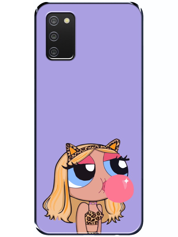 Samsung%20A02s%20Powerpuff%20Girls%20Lila%20Telefon%20Kılıfı