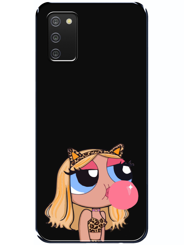 Samsung%20A02s%20Powerpuff%20Girls%20Siyah%20Telefon%20Kılıfı