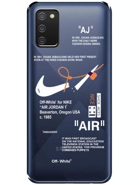 Samsung%20A02s%20Nike%20Air%20Şeffaf%20Telefon%20Kılıfı