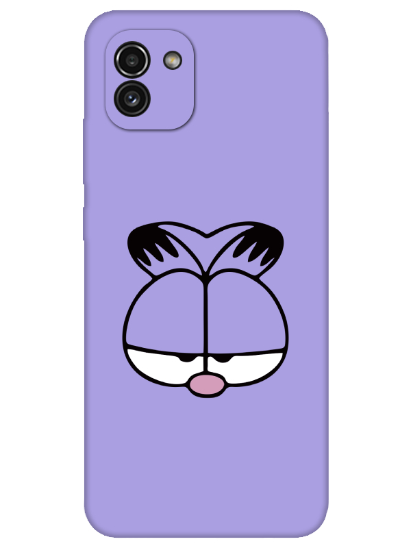 Samsung%20A03%20Garfield%20Lila%20Telefon%20Kılıfı