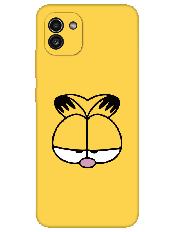 Samsung%20A03%20Garfield%20Sarı%20Telefon%20Kılıfı