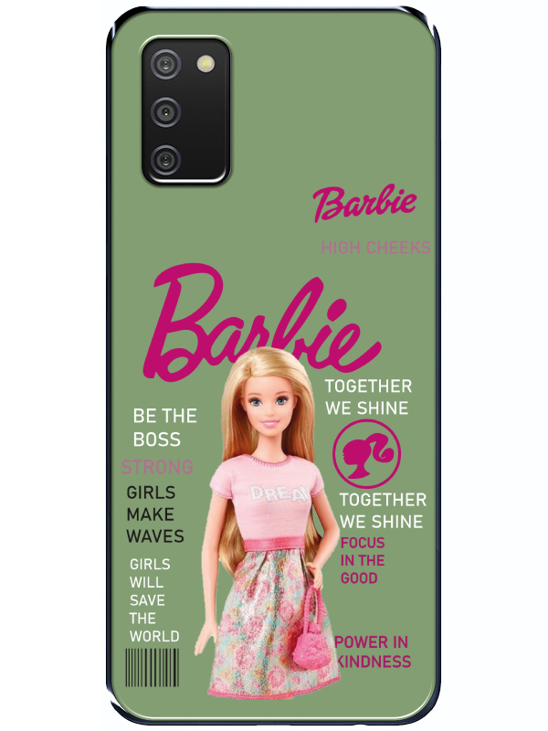 Samsung%20A03s%20Barbie%20Yeşil%20Telefon%20Kılıfı