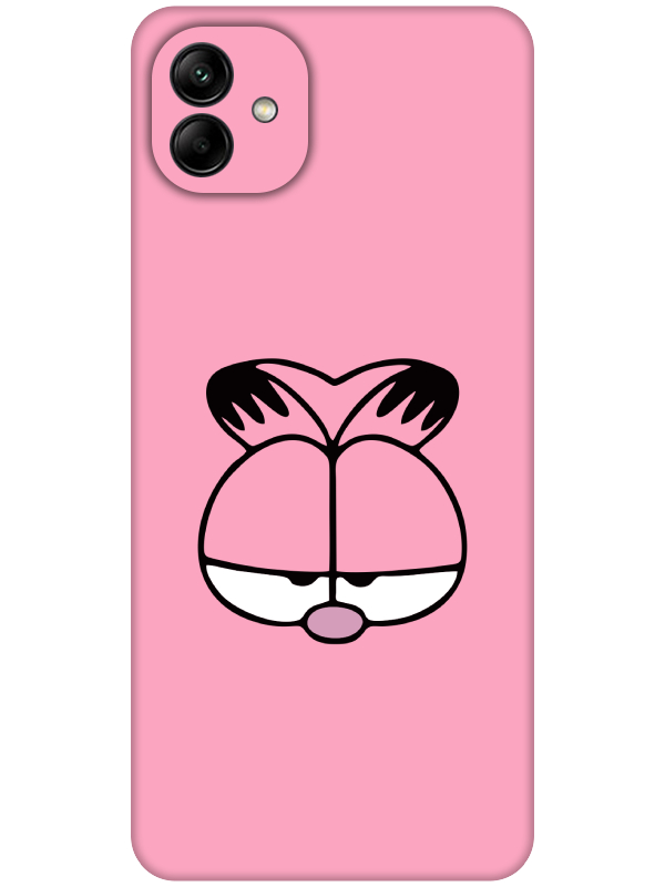 Samsung%20A04%20Garfield%20Pembe%20Telefon%20Kılıfı