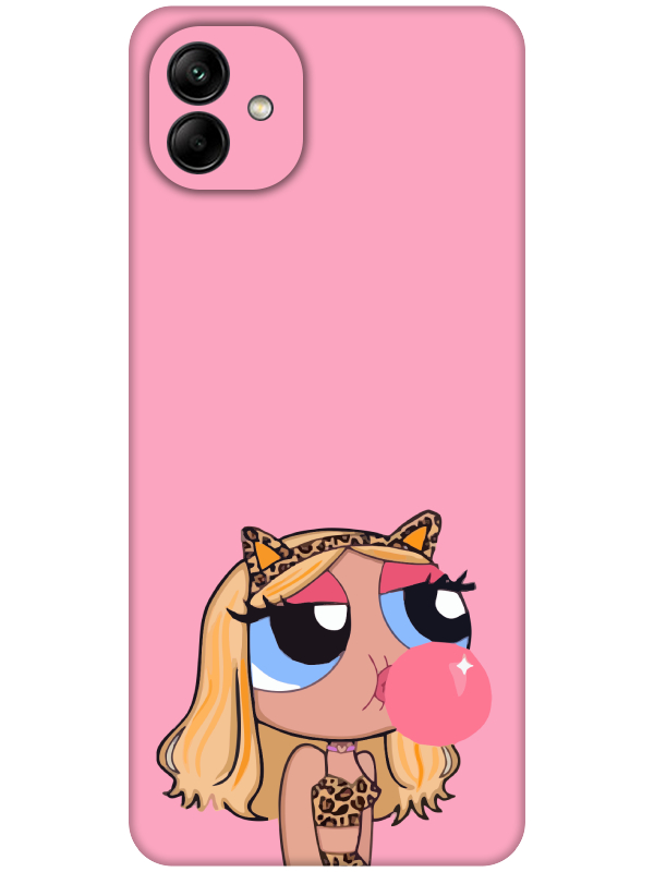 Samsung%20A04%20Powerpuff%20Girls%20Pembe%20Telefon%20Kılıfı