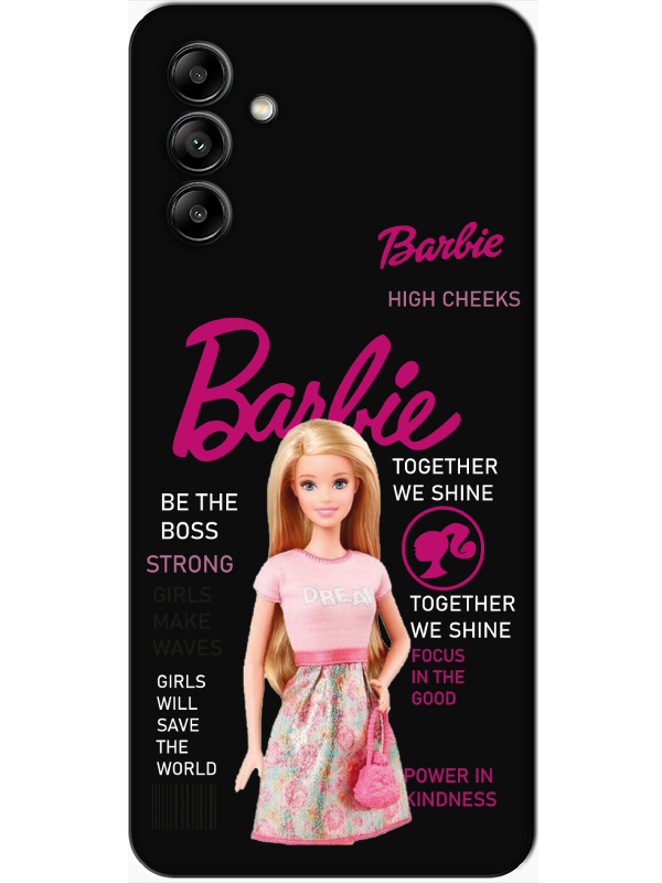 Samsung%20A04s%20Barbie%20Siyah%20Telefon%20Kılıfı