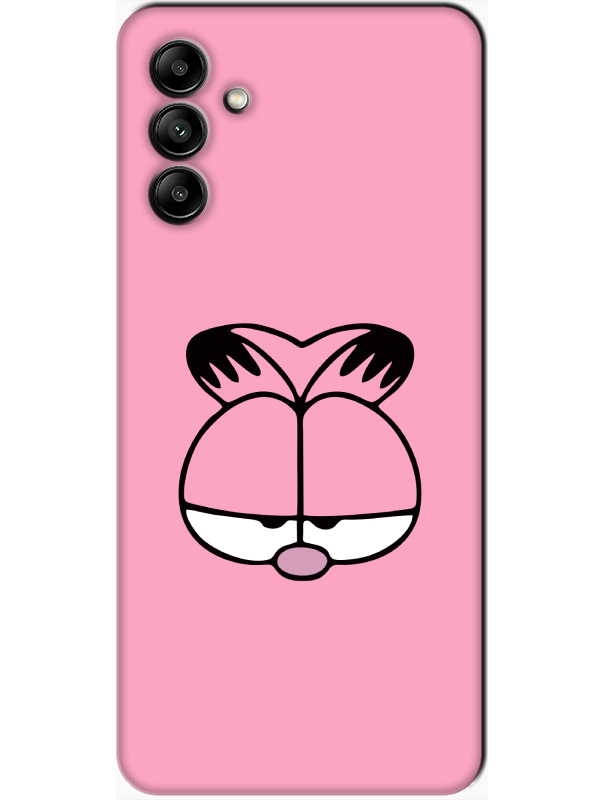 Samsung%20A04s%20Garfield%20Pembe%20Telefon%20Kılıfı