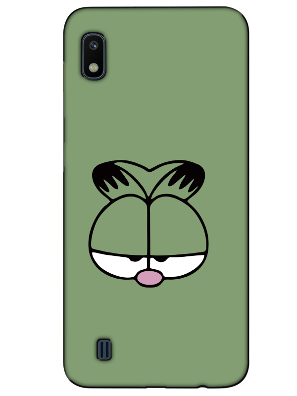 Samsung%20A10%20Garfield%20Yeşil%20Telefon%20Kılıfı