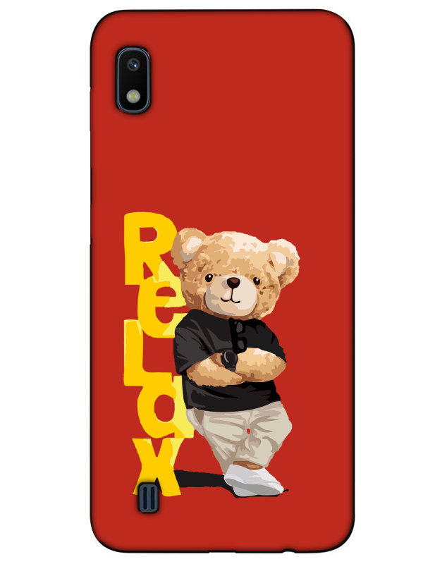 Samsung%20A10%20Teddy%20Bear%20Relax%20Kırmızı%20Telefon%20Kılıfı