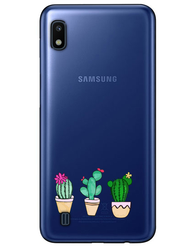 Samsung%20A10%20Kaktüs%20Şeffaf%20Telefon%20Kılıfı