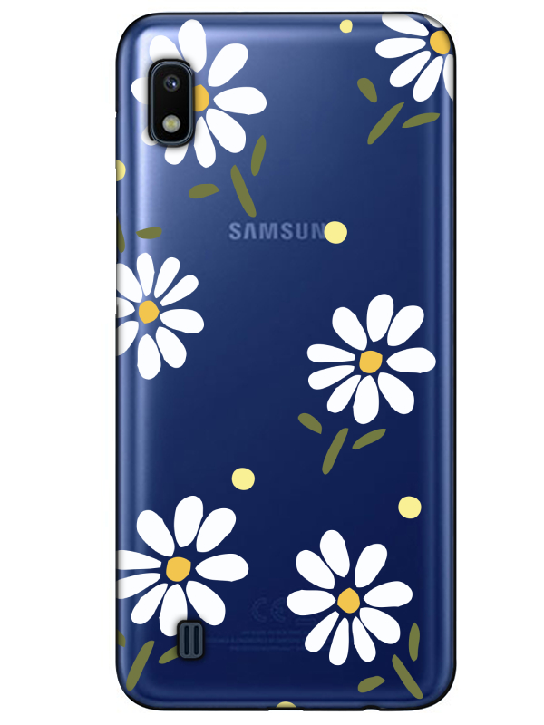 Samsung%20A10%20Papatya%20Şeffaf%20Telefon%20Kılıfı