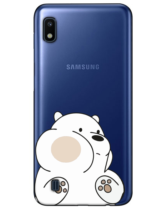 Samsung%20A10%20Panda%20Şeffaf%20Telefon%20Kılıfı