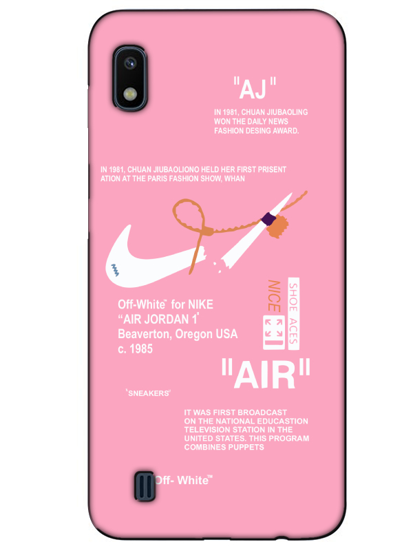 Samsung%20A10%20Nike%20Air%20Pembe%20Telefon%20Kılıfı