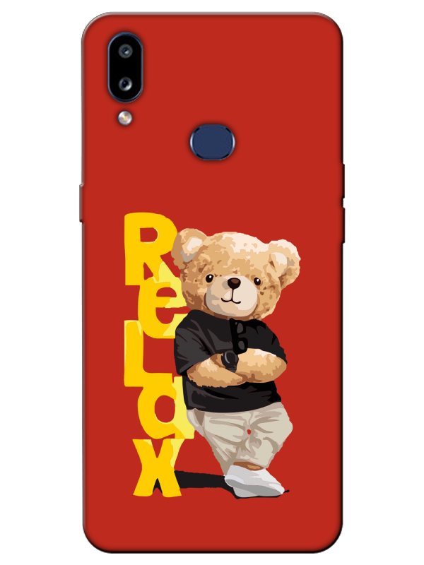 Samsung%20A10s%20Teddy%20Bear%20Relax%20Kırmızı%20Telefon%20Kılıfı