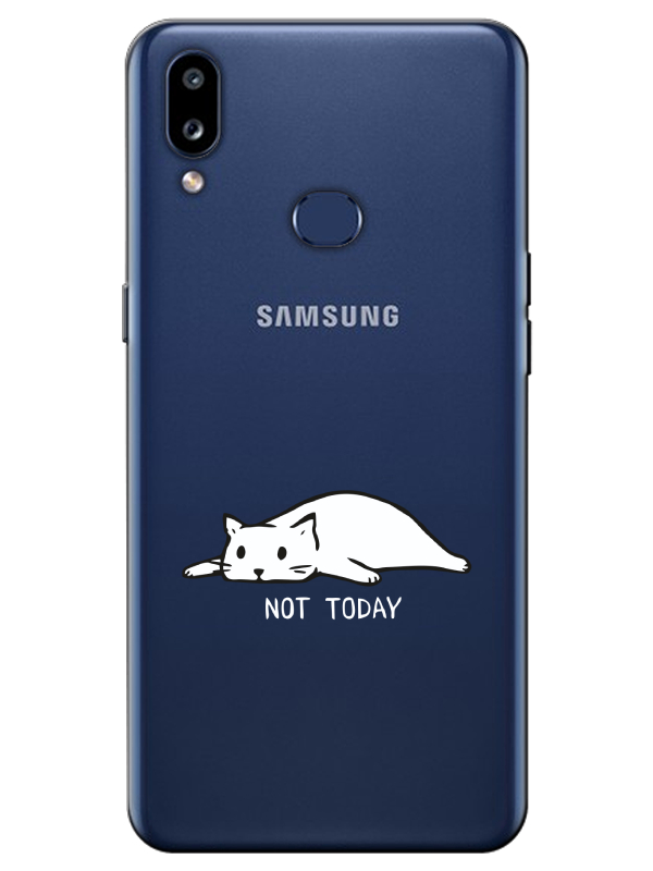 Samsung%20A10s%20Not%20Today%20Kedi%20Şeffaf%20Telefon%20Kılıfı