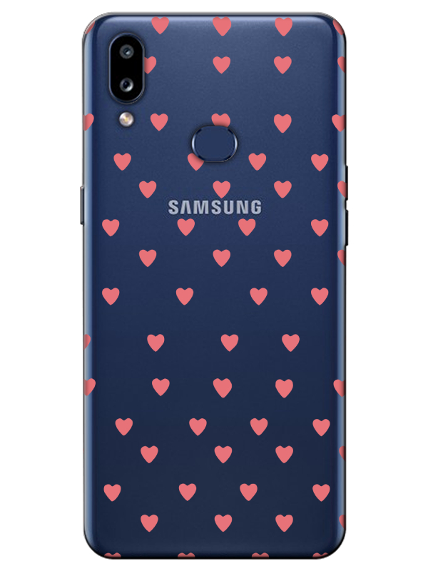 Samsung%20A10s%20Minik%20Kalpler%20Şeffaf%20Telefon%20Kılıfı