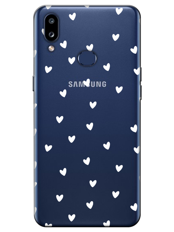 Samsung%20A10s%20Minik%20Kalpler%20Şeffaf%20Telefon%20Kılıfı