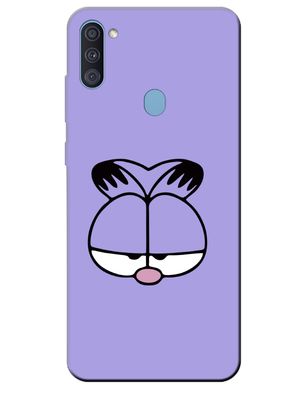 Samsung%20A11%20Garfield%20Lila%20Telefon%20Kılıfı