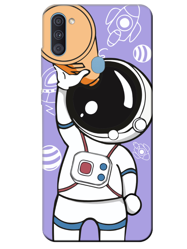 Samsung%20A11%20Astronot%20Lila%20Telefon%20Kılıfı