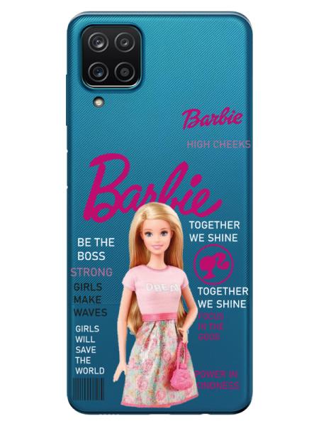 Samsung%20A12%20Barbie%20Şeffaf%20Telefon%20Kılıfı