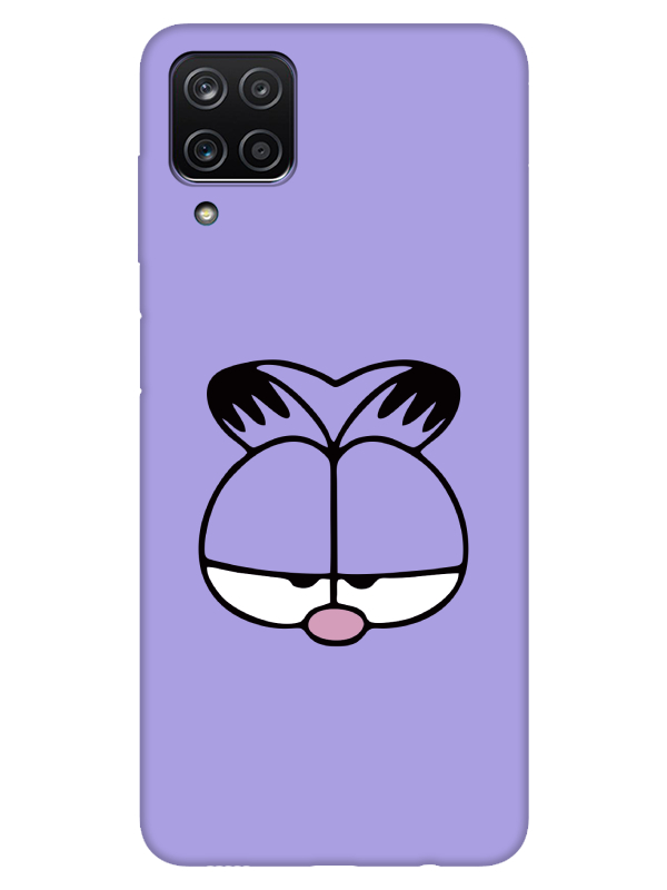 Samsung%20A12%20Garfield%20Lila%20Telefon%20Kılıfı