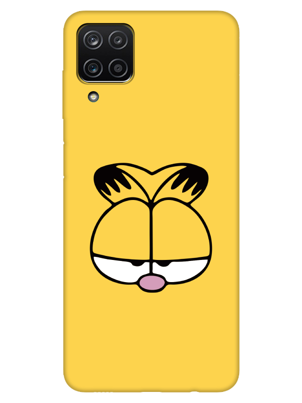 Samsung%20A12%20Garfield%20Sarı%20Telefon%20Kılıfı