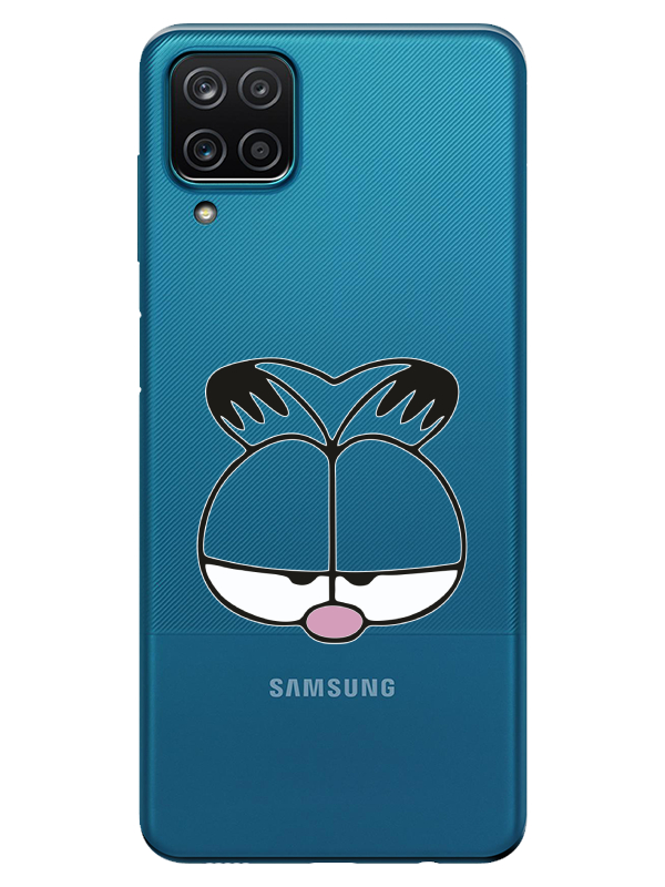 Samsung%20A12%20Garfield%20Şeffaf%20Telefon%20Kılıfı