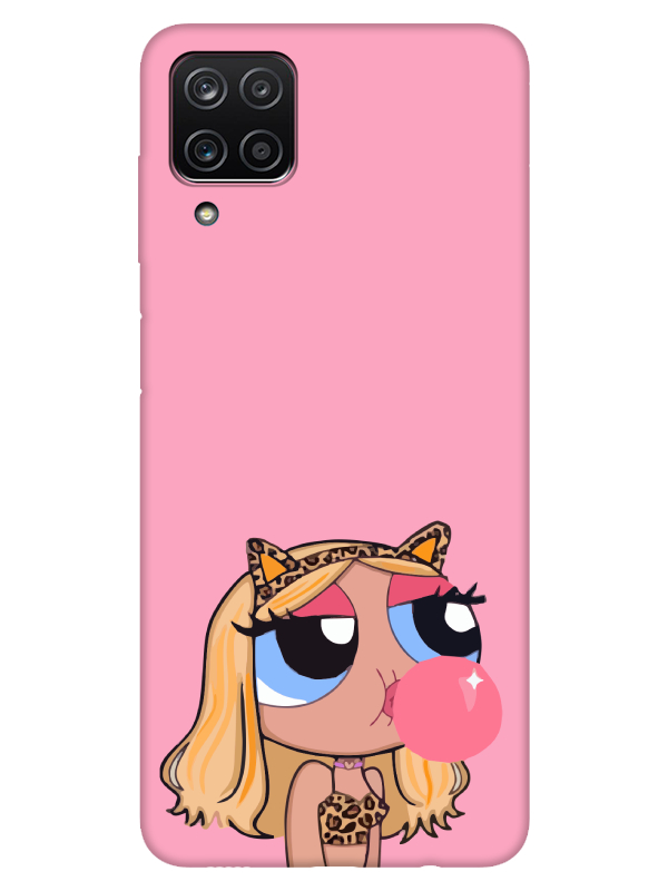 Samsung%20A12%20Powerpuff%20Girls%20Pembe%20Telefon%20Kılıfı