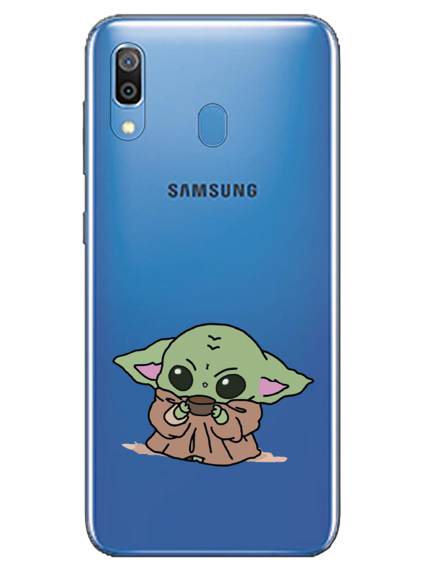 Samsung%20A20%20Baby%20Yoda%20Şeffaf%20Telefon%20Kılıfı