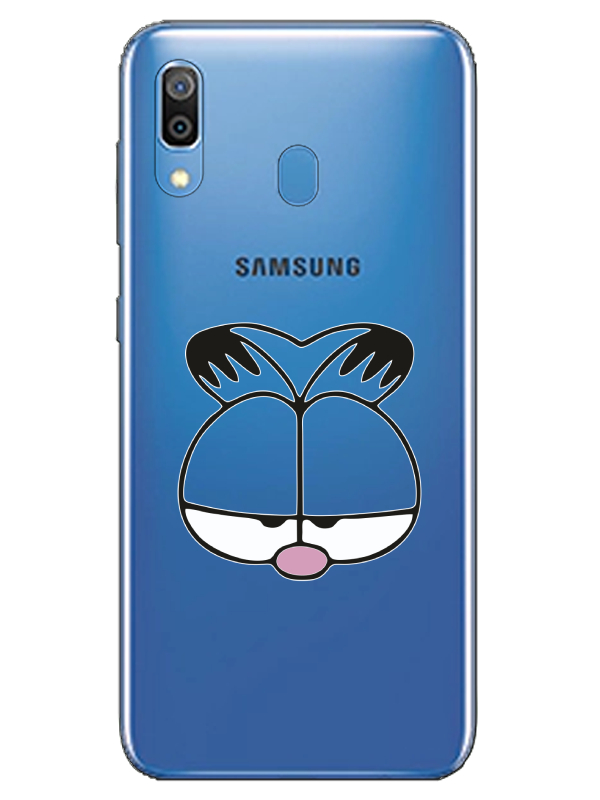 Samsung%20A20%20Garfield%20Şeffaf%20Telefon%20Kılıfı